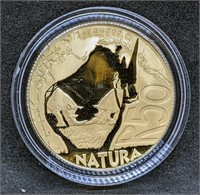 2009 South Africa Natura 4 Gold Coin Set - Rhino