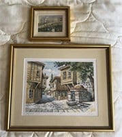 Framed & Matted Watercolor of the Empires of the