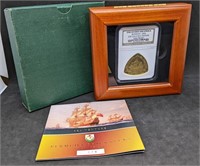 2006 Bermuda $30 Gold Sea Venture Triangular Coin