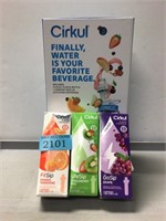 Cirkul 2 Oz. Bottle Kit & 3 extra flavors