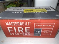 Master built fire starter, (2) table cloths