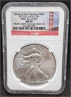 2012S United States Fine Silver 1Oz. Eagle - MS69