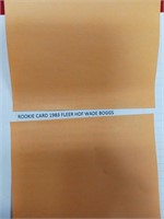 308 - 1983 FLEER HOF WADE BOGGS ROOKIE CARD (B1)