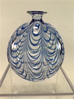 Murano Cenedese Swirl Vase
