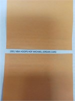 308 - 1991 NBA HOOPS HOF MICHAEL JORDAN CARD (B4)