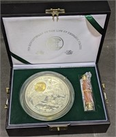 2004 British Virgin Islands $500 5 Kg Silver Coin