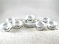 Fire King Periwinkle Cups & Saucers