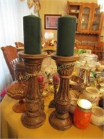 Candle Holders w/Candles