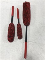 CAR WHEEL CLEANING BRUSHES 3PC