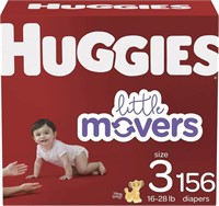 HUGGIES LITTLE MOVERS BABY DIAPERS SIZE 3 156