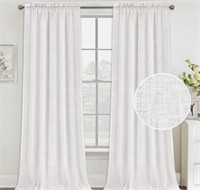 NATURAL LINEN CURTAINS 108IN 52IN