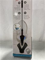 TOILET SHROOM 2-IN-1 PLUNGER AND SQUEEGEE BRUSH