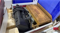 corded jigsaw, Starrett micrometre,