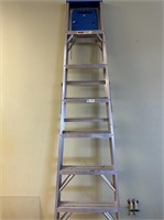 8 foot Werner Aluminum step ladder