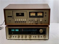 Vintage Sansui Stereo Equipment Wood Cases