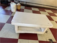 White Table Cart