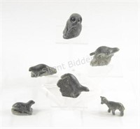 Miniature Carved Soap Stone Figurines