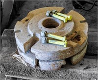 Pair Of 100lbs Weights For M Tractors