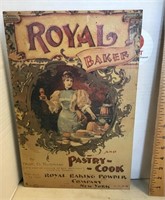 Royal Baker repro tin sign