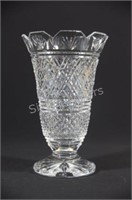 Crystal Footed Large Decorative Vase