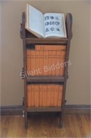 Complete 1926 The Book of Knowledge Set w Stand