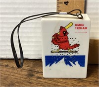 St. Louis Cardinals KMOX Kroger transistor radio