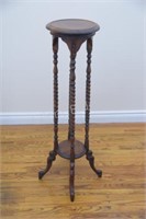 Tall Edwardian Plant Display Stand with Two Tiers