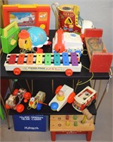 Vtg lot Fisher Price & Playskool Children's Toys