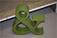 Weighted Resin Mod Green Ampersand Shelf