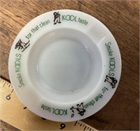 Kool glass ashtray