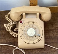 Rotary desk phone