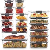 Rubbermaid 44-Piece Brilliance Food Containers