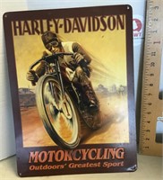 Harley-Davidson repro tin sign