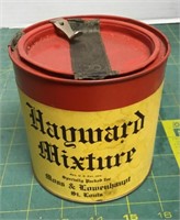 Tobacco tin with opener key
