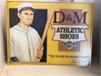 D&M Athletic Shoes repro tin sign