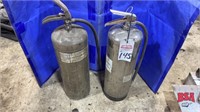 2 Water Style Fire Extinguishers