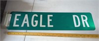 Eagle Drive flange street sign