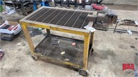 3' X 2' Steel Cutting Table On Casters