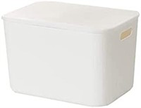 Plastic Organizer Box, White, with lids