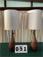 2 Lamps 44" tall