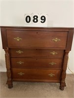 Wood Chest 4 Drawers 43"x21"x45"