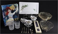 Appetizer Sets, Baskets, Whiskey Glasses, Renoir