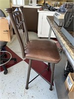 Iron Backed Bar stool