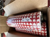 1- Large roll of Heart wrapping paper
