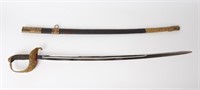 Austrio-Hungarian Officers Saber Sword w/scabbard,