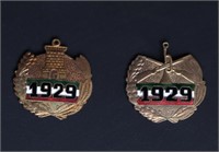 Two Escobar Revolution of 1929 Medals