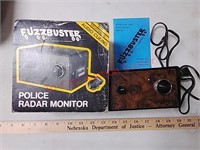 Fuzz buster police radar monitor