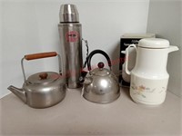 Tea pots, Thermos and coffee server