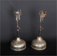 Pair of Vintage Gas Table Lamps