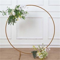 Round Backdrop Stand-Gold
